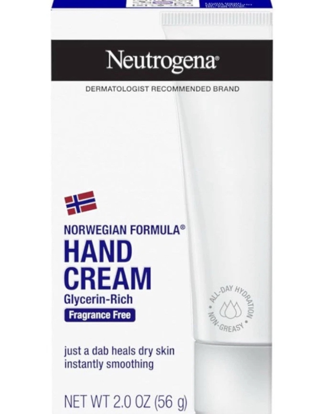Neutrogena White and Blue Norwegian Formula Hand Cream